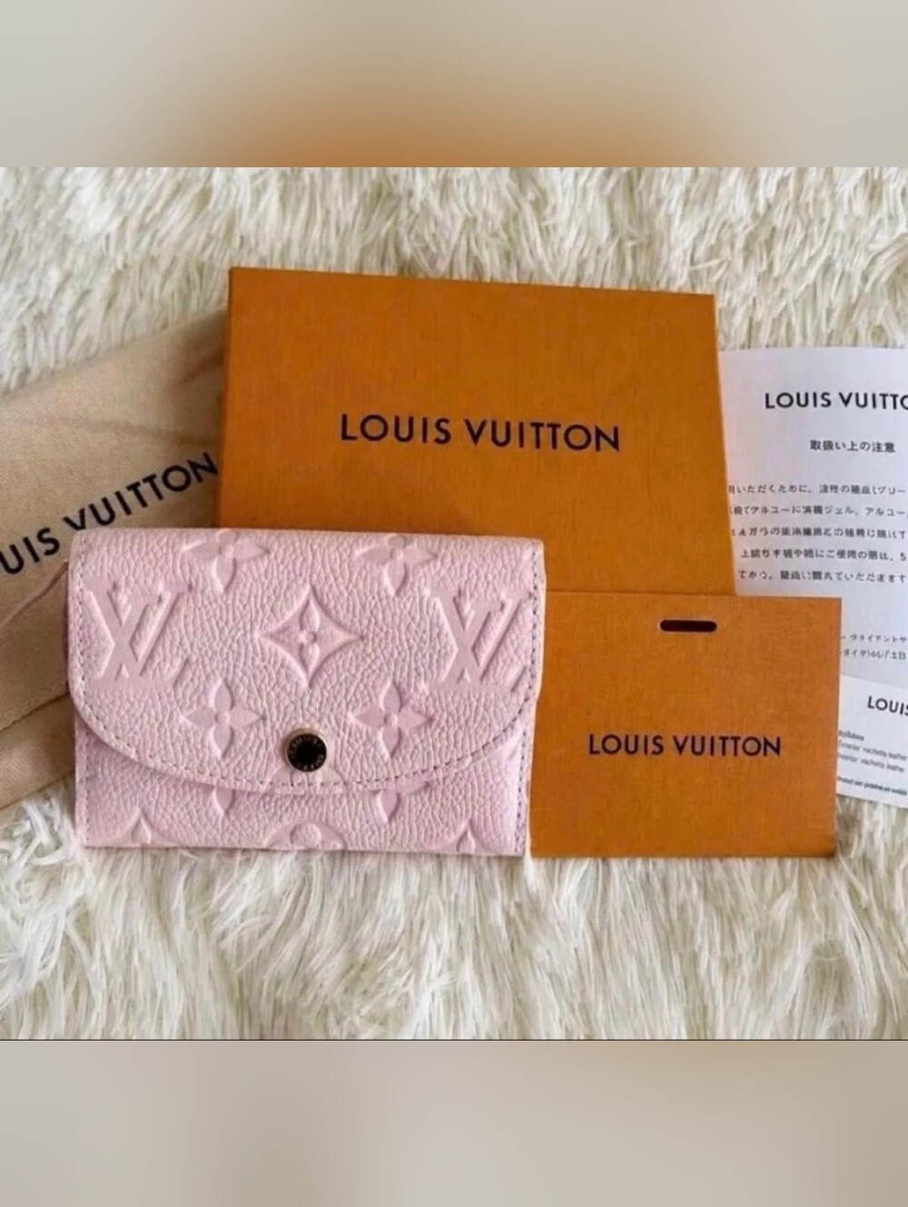 Louis Vuitton Light Pink Monogram Envelope Wallet